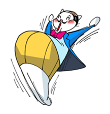 He is TORAO NEKODA,the general manager.2 sticker #3797154