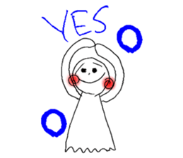 Teru Teru girl sticker #3797199