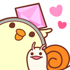 "Kouchou" the chick and friends