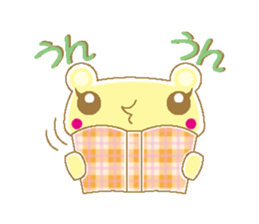 Bear with check patterns 2 sticker #3797408