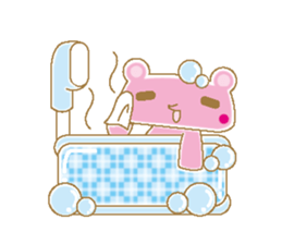 Bear with check patterns sticker #3798084