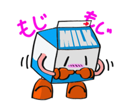 Mil-kun the Milk bottle sticker #3798417