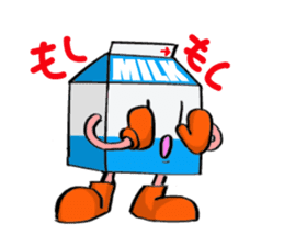 Mil-kun the Milk bottle sticker #3798433