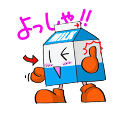 Mil-kun the Milk bottle sticker #3798435