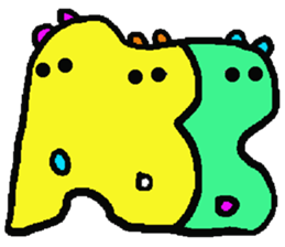 Usa-pin Alphabet message sticker #3798484