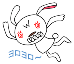 Punk rabbit sticker #3799016