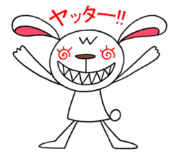 Punk rabbit sticker #3799017