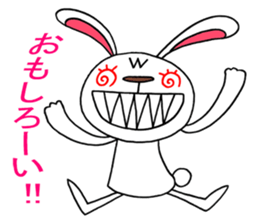 Punk rabbit sticker #3799025