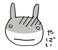 Rabbit and friends1 sticker #3799268