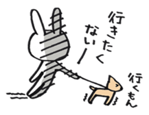 Rabbit and friends1 sticker #3799282