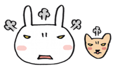 Rabbit and friends1 sticker #3799287