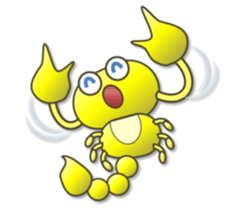 Yellow Scorpion sticker #3799451