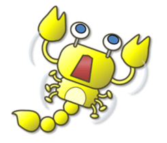 Yellow Scorpion sticker #3799452