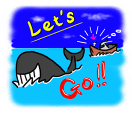 rabbit of a girl and the friend sticker #3800362