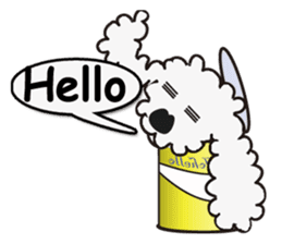 CAN DOG sticker #3800420