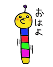 kappy and iromushikun sticker #3801505