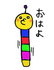 kappy and iromushikun sticker #3801505