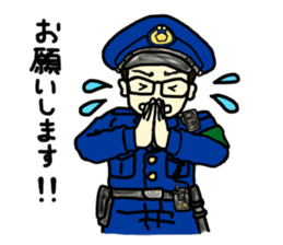 Policeman Takahashi's police box diary sticker #3802106