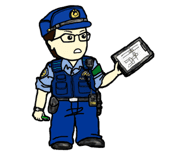 Policeman Takahashi's police box diary 2 sticker #3802171