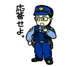 Policeman Takahashi's police box diary 2 sticker #3802174