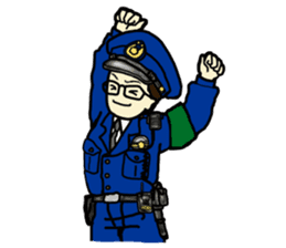 Policeman Takahashi's police box diary 2 sticker #3802175