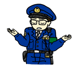 Policeman Takahashi's police box diary 2 sticker #3802177