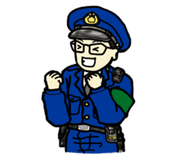 Policeman Takahashi's police box diary 2 sticker #3802178