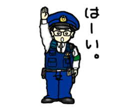Policeman Takahashi's police box diary 2 sticker #3802184