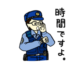 Policeman Takahashi's police box diary 2 sticker #3802186