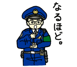 Policeman Takahashi's police box diary 2 sticker #3802194