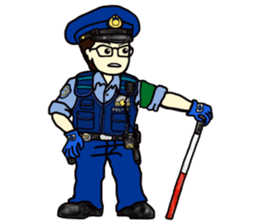 Policeman Takahashi's police box diary 2 sticker #3802198