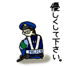 Policeman Takahashi's police box diary 2 sticker #3802199