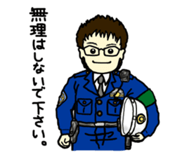 Policeman Takahashi's police box diary 2 sticker #3802202