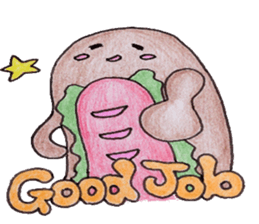 hot dog  Yoshimune. sticker #3802259