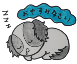 He is energetic today too. sticker #3802485