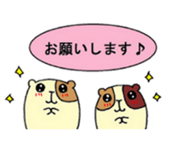 Home of guinea pig. sticker #3802695