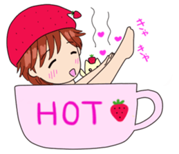 Strawberry of the country Fairy 2 sticker #3803460