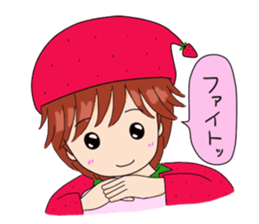 Strawberry of the country Fairy 2 sticker #3803464