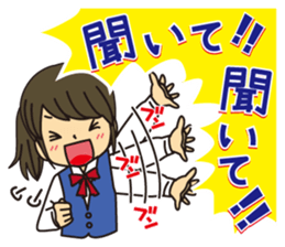 Mother and daughter Daughter version sticker #3803496