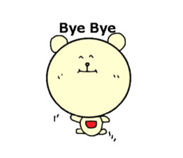 Balloon bear "fuwakuma" sticker #3803930