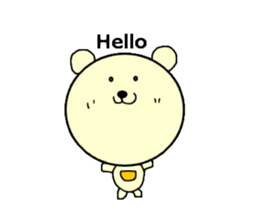 Balloon bear "fuwakuma" sticker #3803931