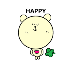 Balloon bear "fuwakuma" sticker #3803936