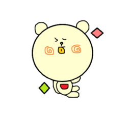 Balloon bear "fuwakuma" sticker #3803939