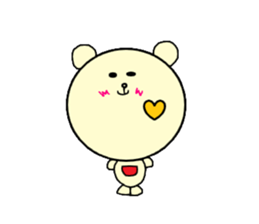 Balloon bear "fuwakuma" sticker #3803942