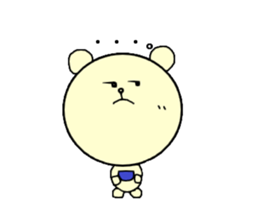 Balloon bear "fuwakuma" sticker #3803964