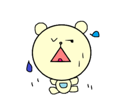 Balloon bear "fuwakuma" sticker #3803966