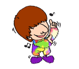 Colorful Little People sticker #3804579