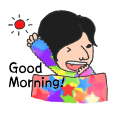 Colorful Little People sticker #3804581