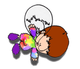 Colorful Little People sticker #3804593
