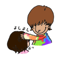 Colorful Little People sticker #3804594